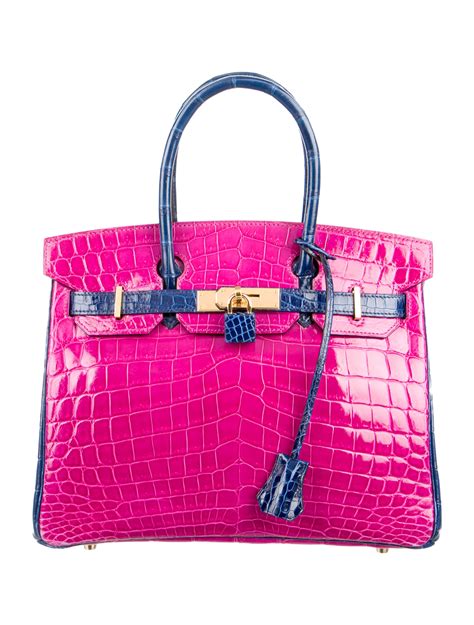 crocodile Hermes bags for women